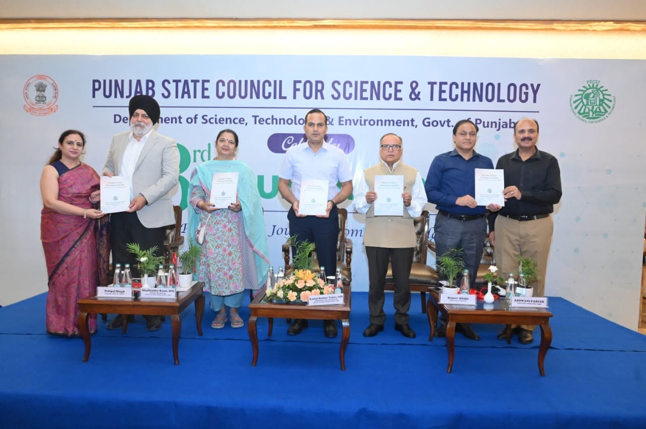 PSCST on its 43rd Foundation Day Unveiled its commemorative Coffee Table Book- A decade of Science Technology & Innovation – Catalysing Punjab’s journey from knowledge to impact
